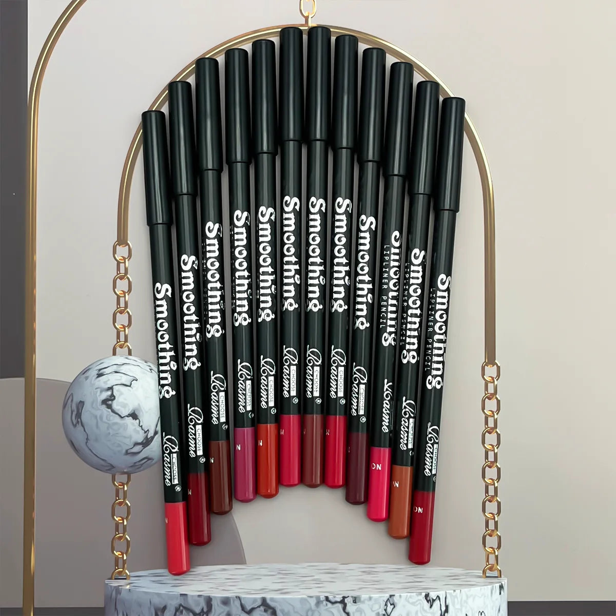 Set of 12 lip pencils