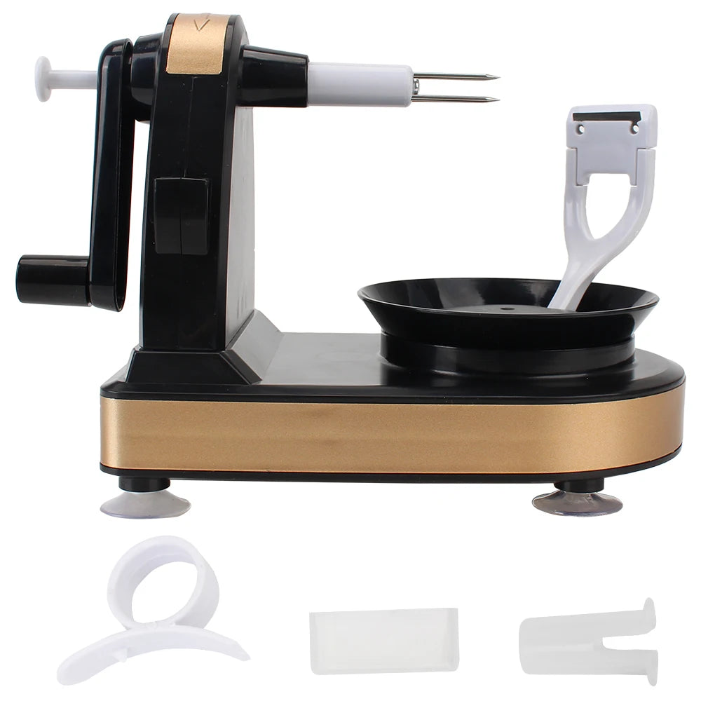 Fruit and vegetable peeler and slicer