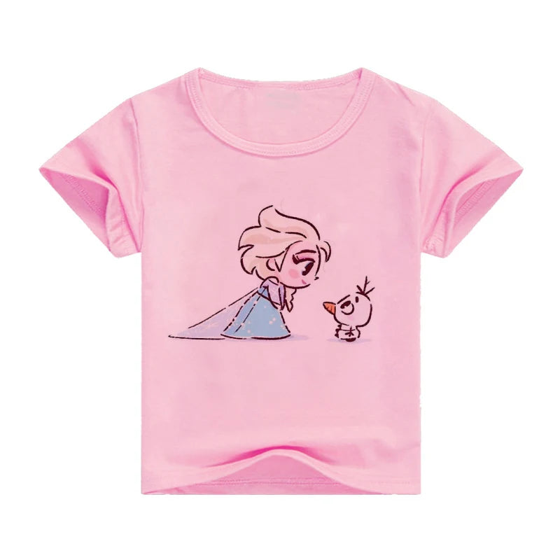 T-Shirt motif Princesse dessins animés