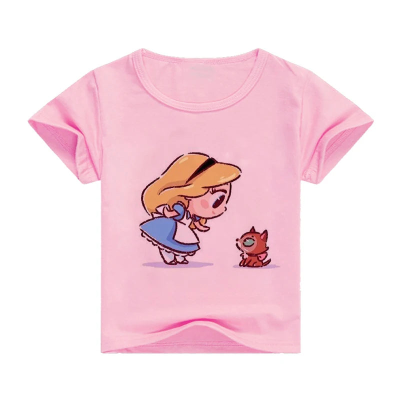 T-Shirt motif Princesse dessins animés