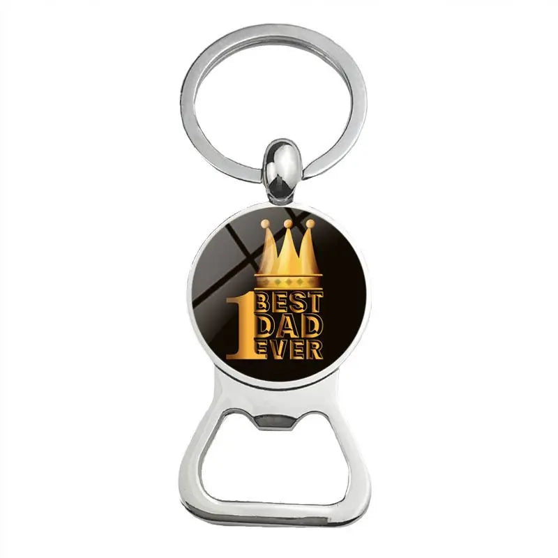 Porte-clés Ouvre Bouteille Super Papa