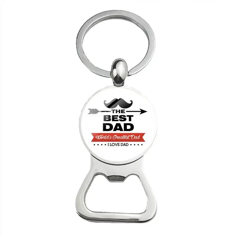 Porte-clés Ouvre Bouteille Super Papa