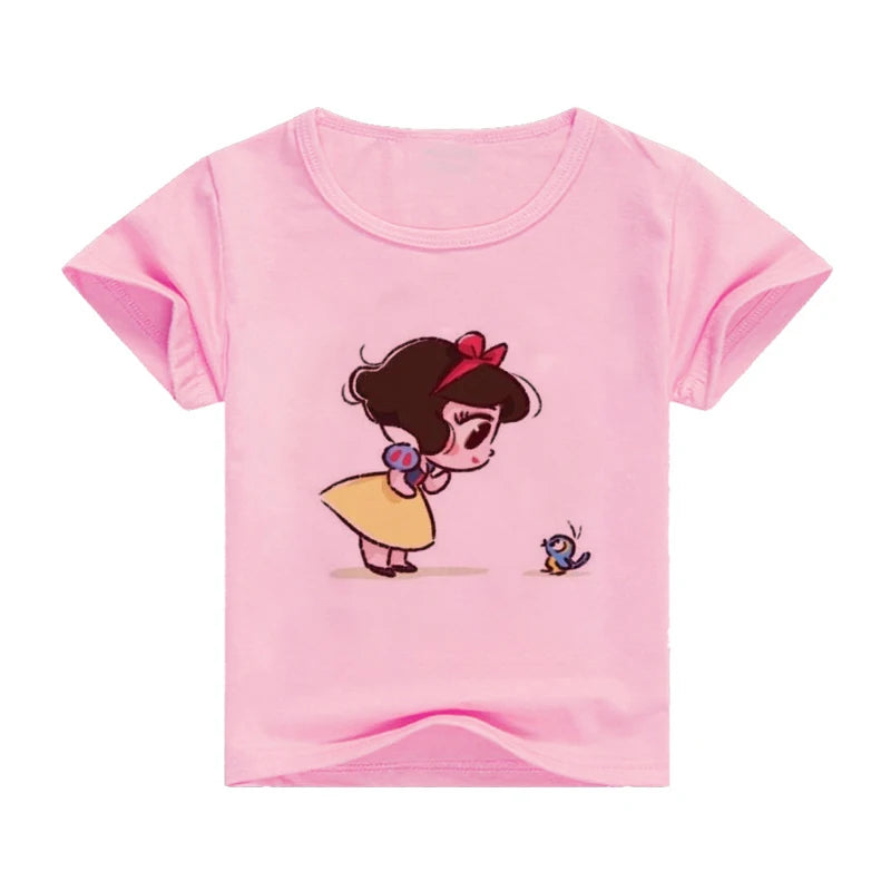 T-Shirt motif Princesse dessins animés