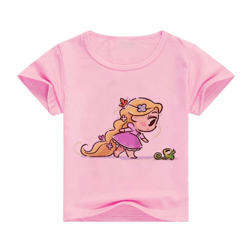 T-Shirt motif Princesse dessins animés