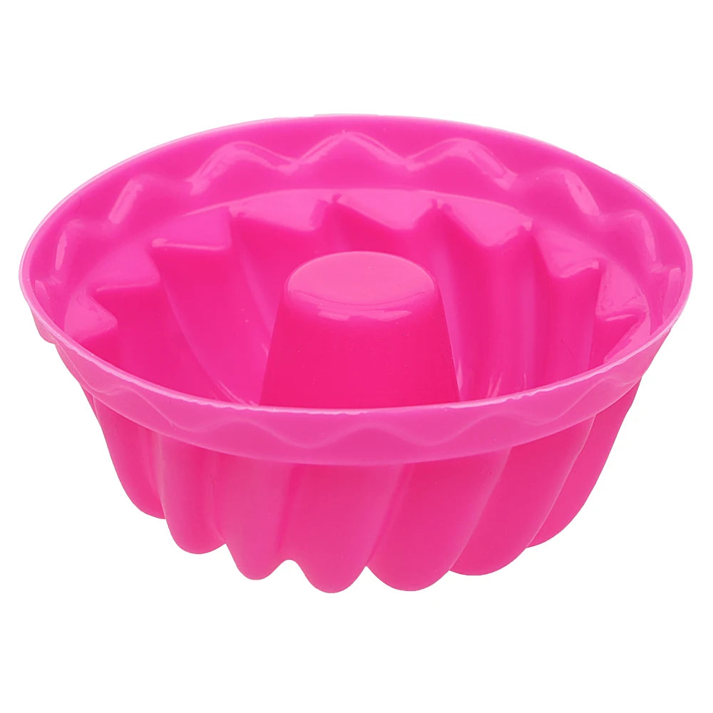 Set of 12 small silicone cupcake molds