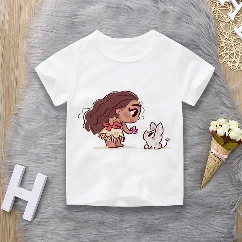 T-Shirt motif Princesse dessins animés