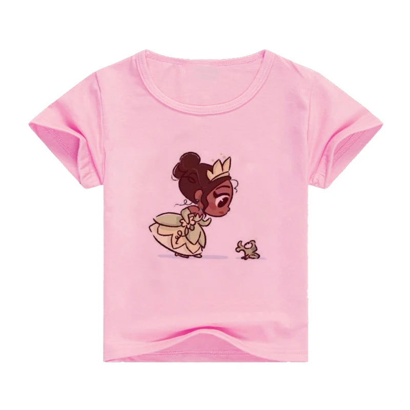 T-Shirt motif Princesse dessins animés