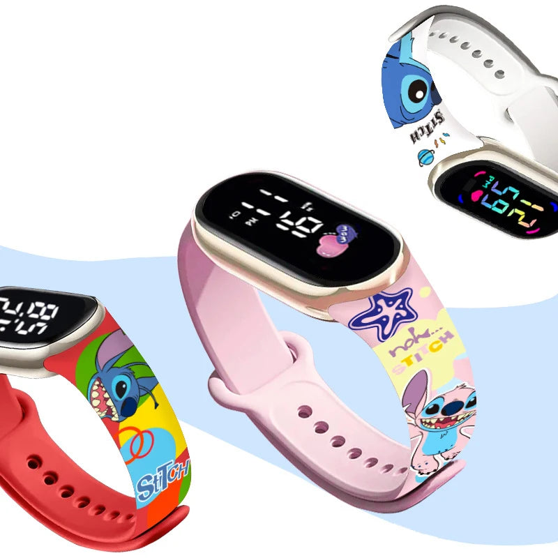 Montres Stitch et Angel Tactile pour Enfant