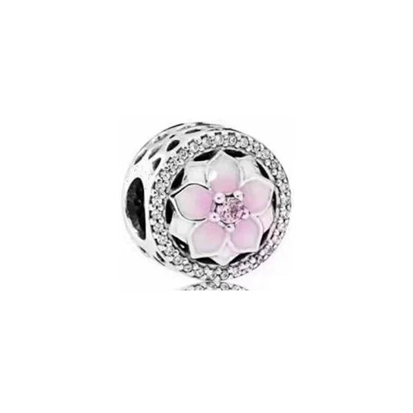 Charms Série Rose en Argent 925
