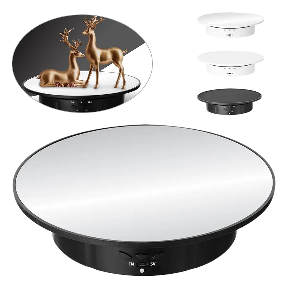 Présentoir Rotatif Électrique à 3 vitesses pour décorations