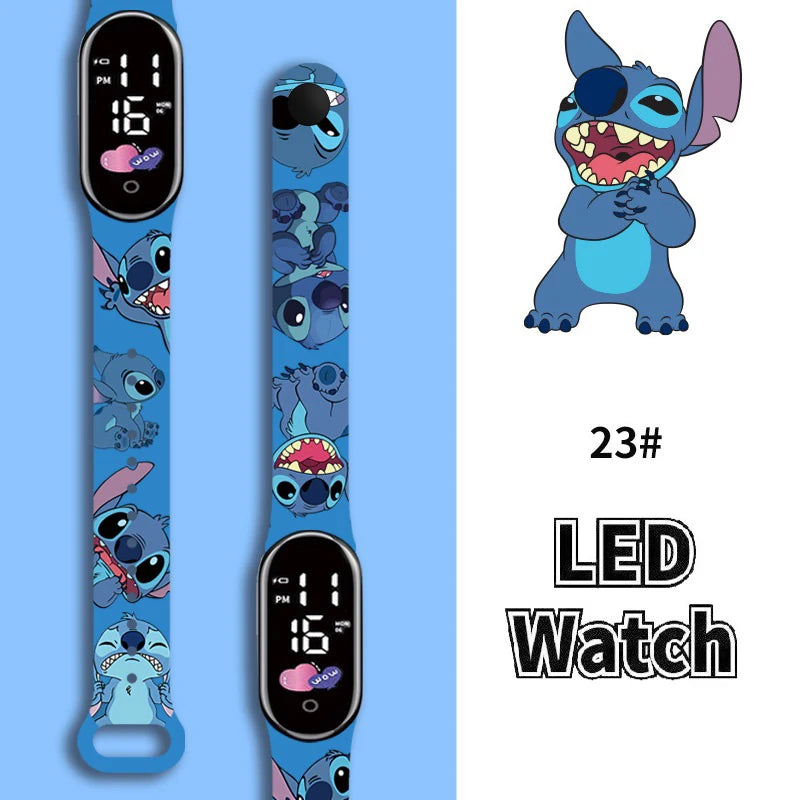 Montres Stitch et Angel Tactile pour Enfant