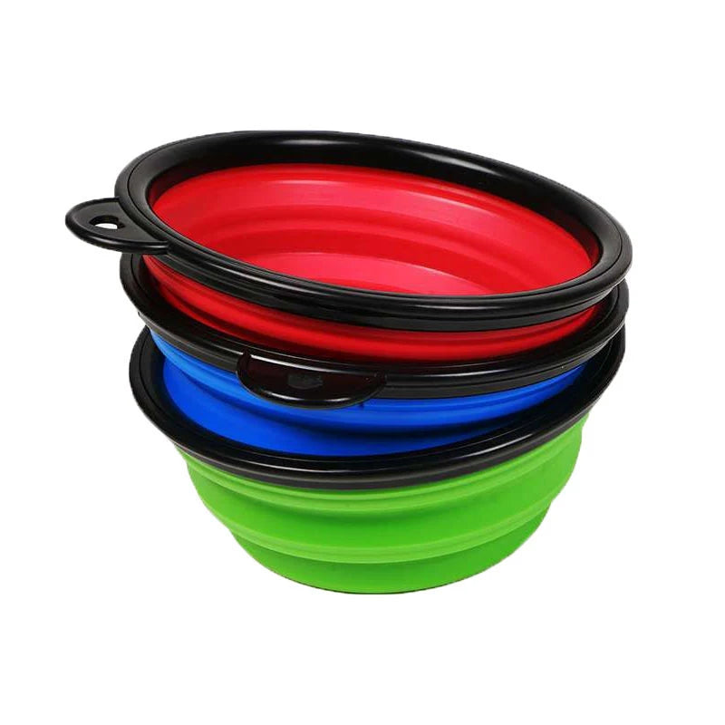 Bol d'Alimentation Pliable de Voyage pour Chiens et Chats