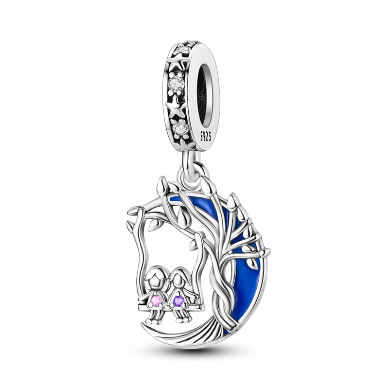 Charms Série Bleue en argent 925