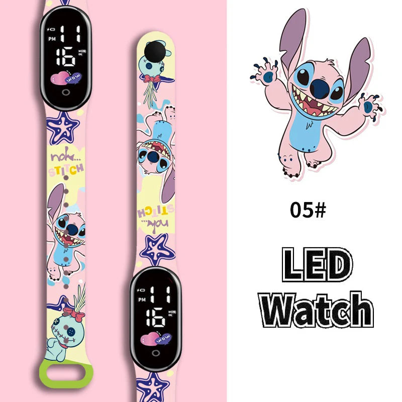 Montres Stitch et Angel Tactile pour Enfant