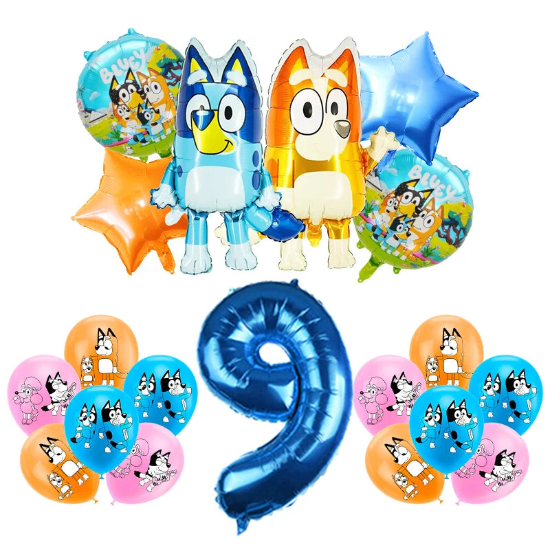Bluey et Bingo Sets Anniversaire