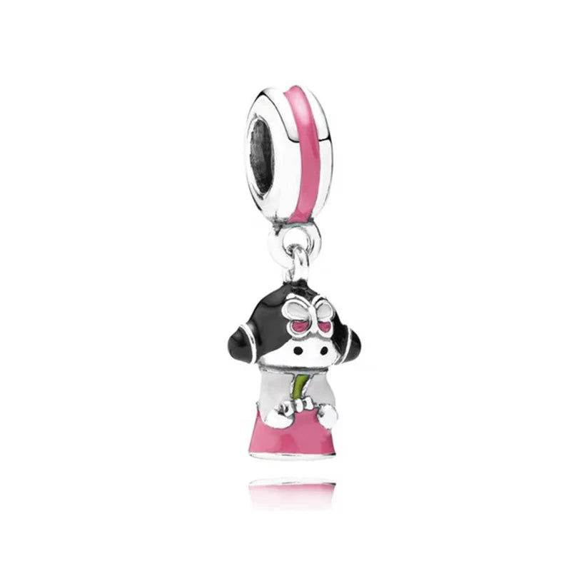 Charms Série Rose en Argent 925