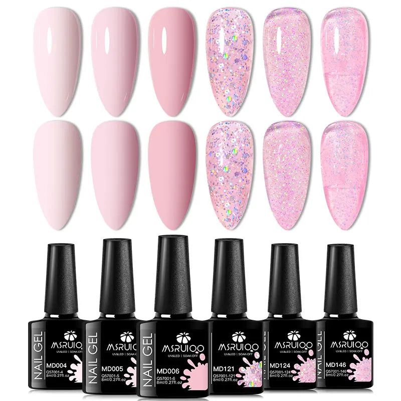 Lot de 6 Vernis à Ongles Gel