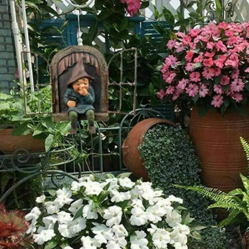 Statue Nain de Jardin effet 3D