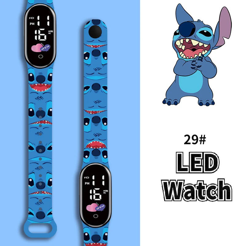 Montres Stitch et Angel Tactile pour Enfant