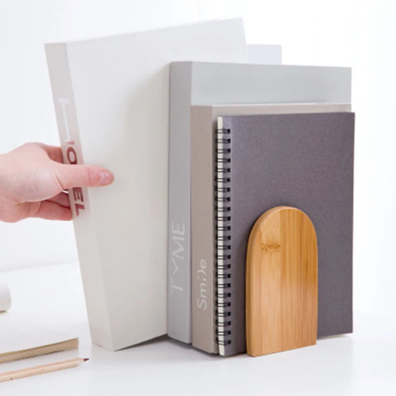 Serre-livres en Bambou naturel
