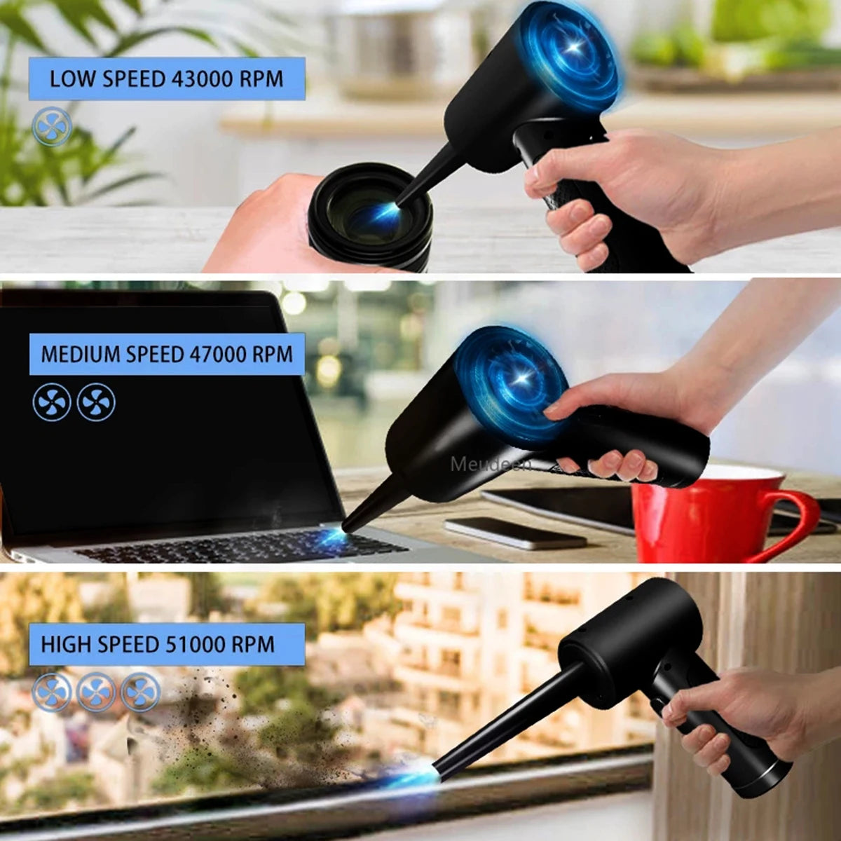 Wireless PC/Keyboard Dust Collector