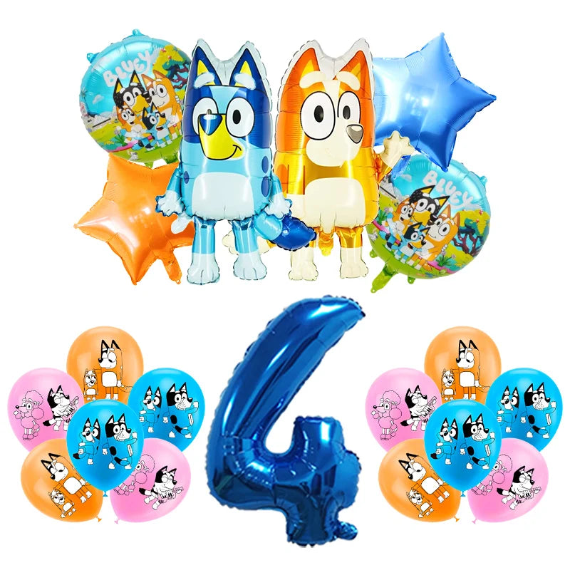 Bluey et Bingo Sets Anniversaire