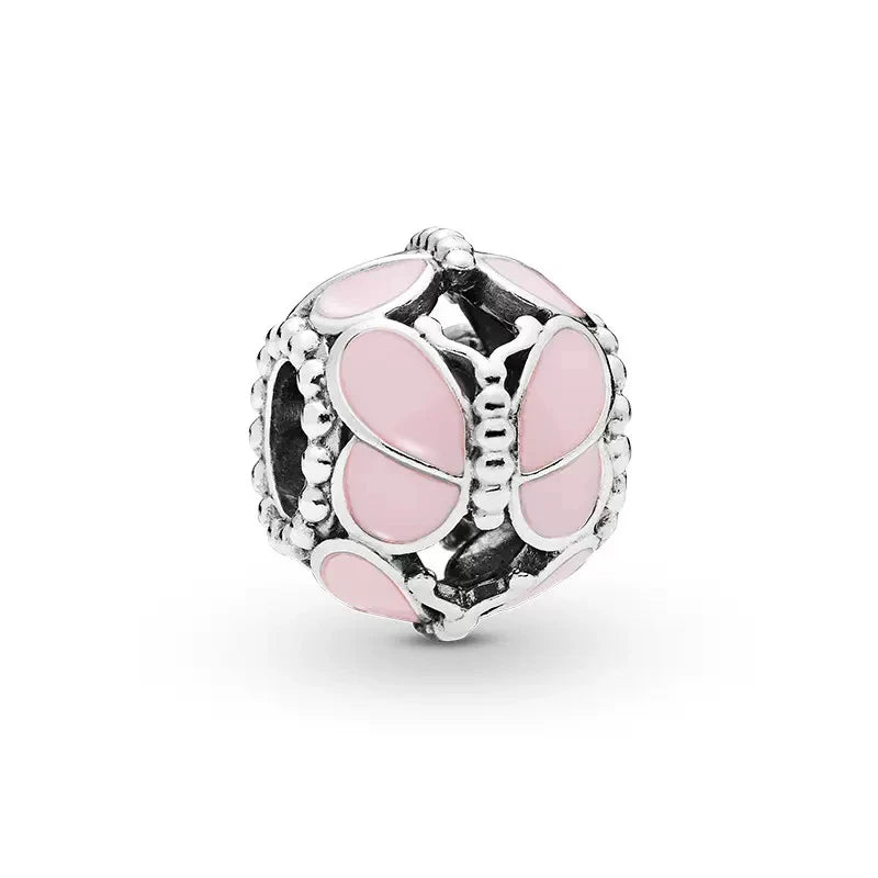 Charms Série Rose en Argent 925