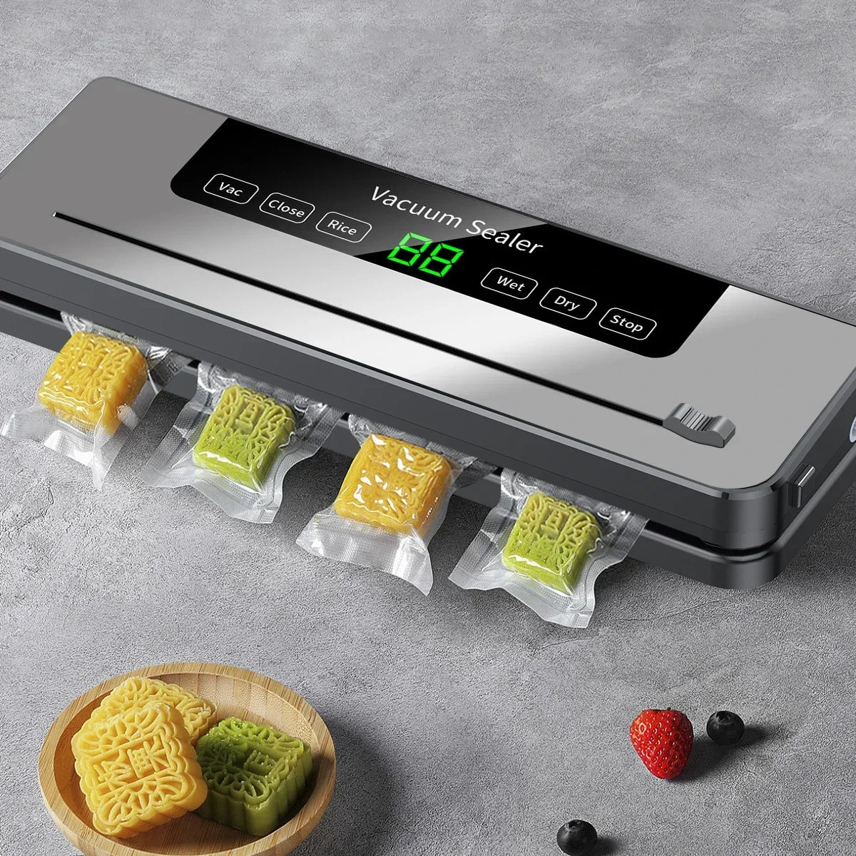 Scelleuse sous vide avec Coupe Intégrée