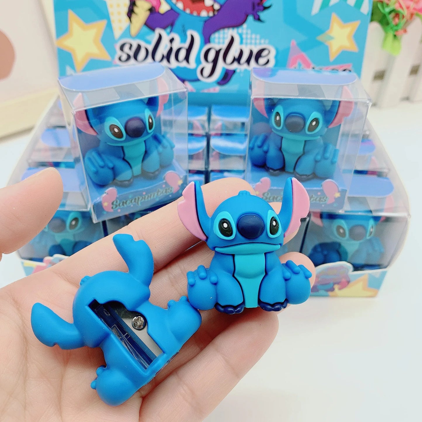 Stitch pencil sharpener