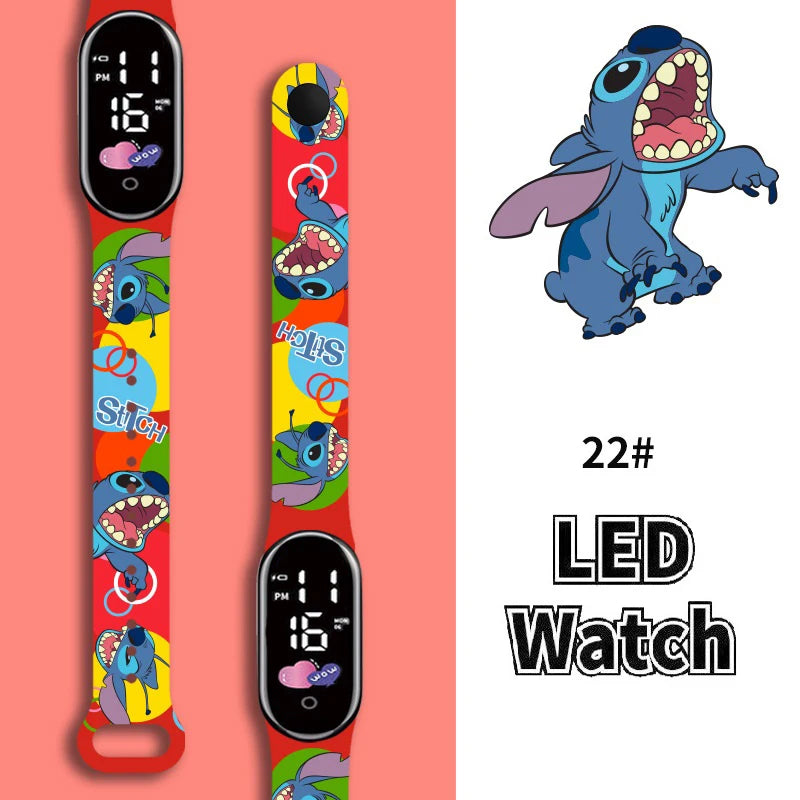 Montres Stitch et Angel Tactile pour Enfant