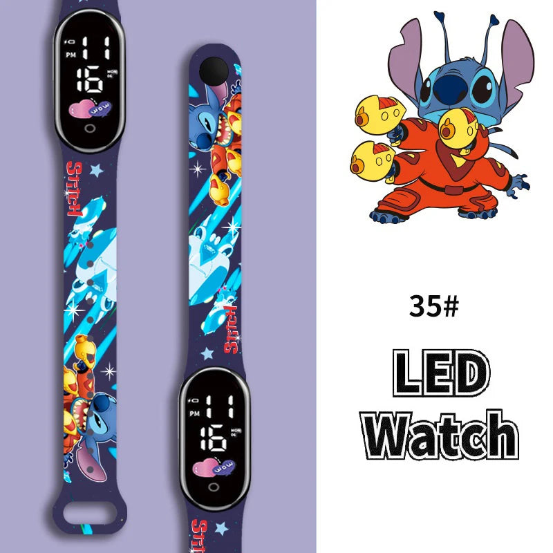 Montres Stitch et Angel Tactile pour Enfant