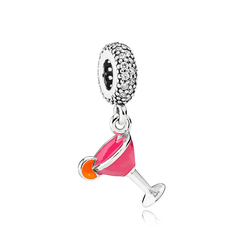 Charms Série Rose en Argent 925