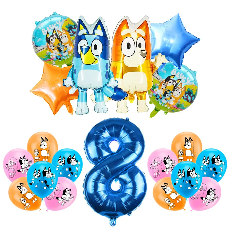 Bluey et Bingo Sets Anniversaire