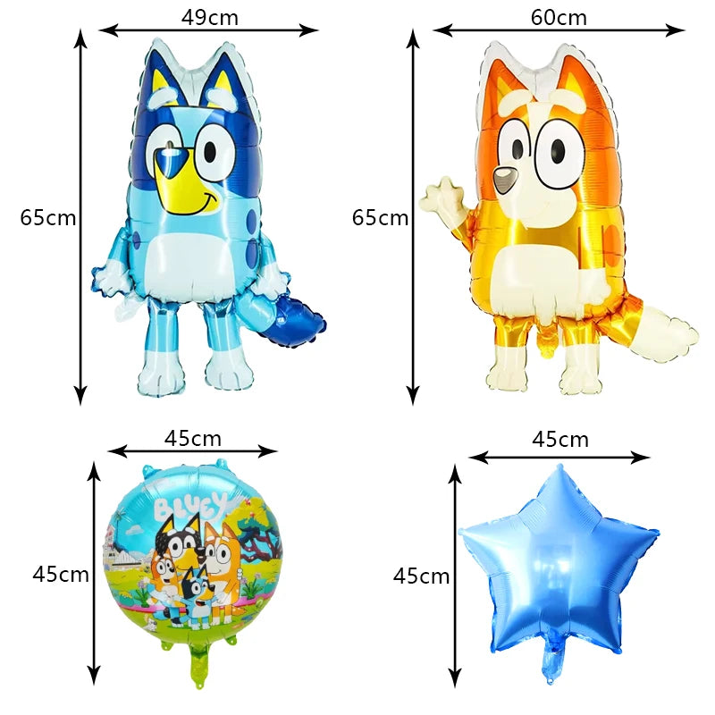 Bluey et Bingo Sets Anniversaire
