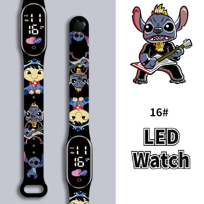 Montres Stitch et Angel Tactile pour Enfant