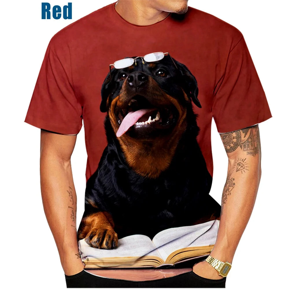 Tee Shirt Rottweiler 3D hommes et femmes