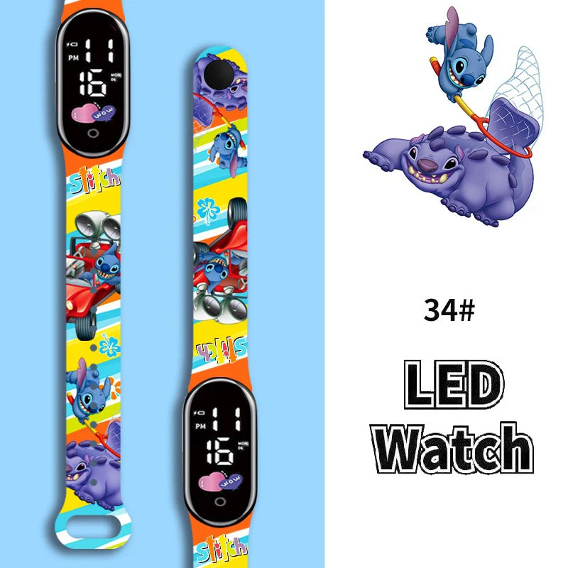 Montres Stitch et Angel Tactile pour Enfant