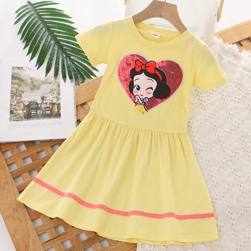 Robe d'Été Motif Princesse
