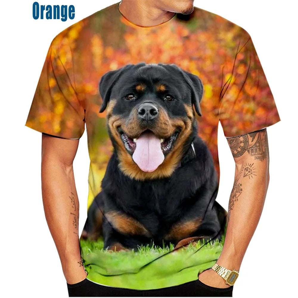 Tee Shirt Rottweiler 3D hommes et femmes