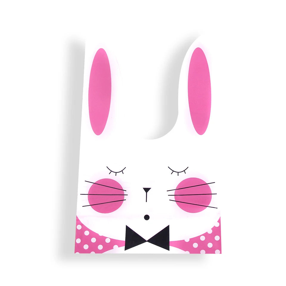 Lots of Plastic Cookie or Candy Bags for Easter Party