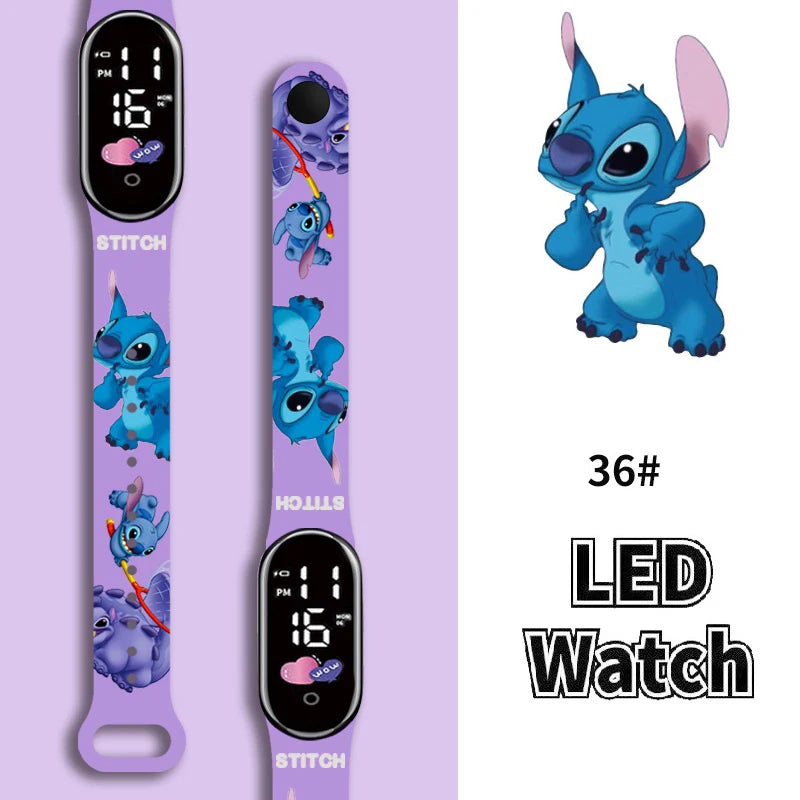 Montres Stitch et Angel Tactile pour Enfant
