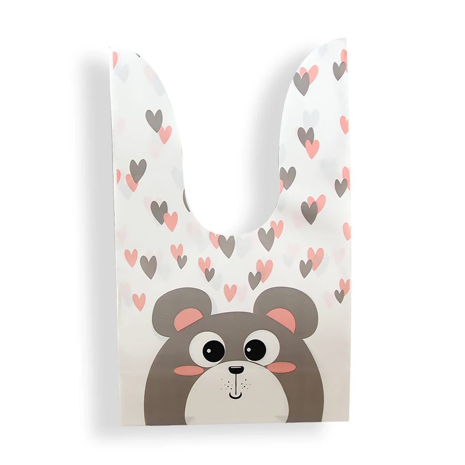 Lots of Plastic Cookie or Candy Bags for Easter Party