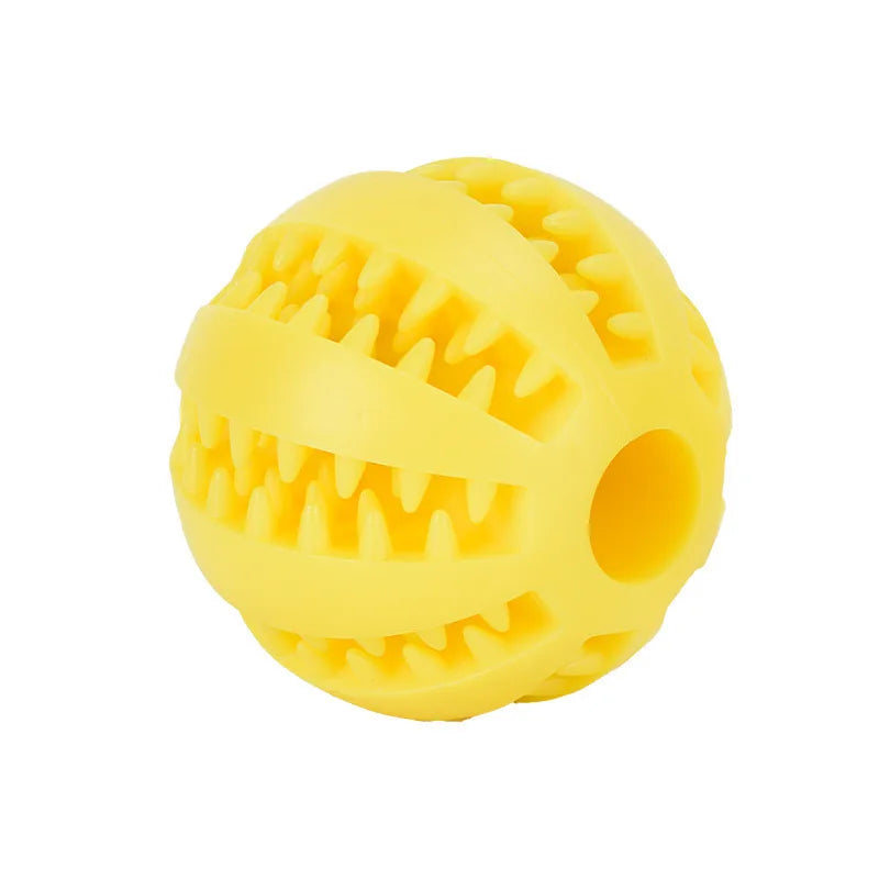 Rubber ball for dogs and cats