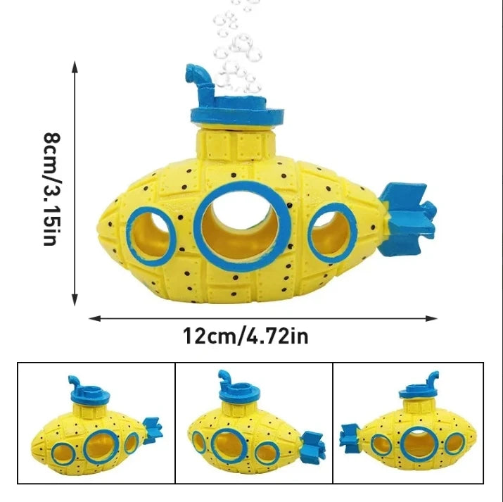 Submarine Aquarium Decoration