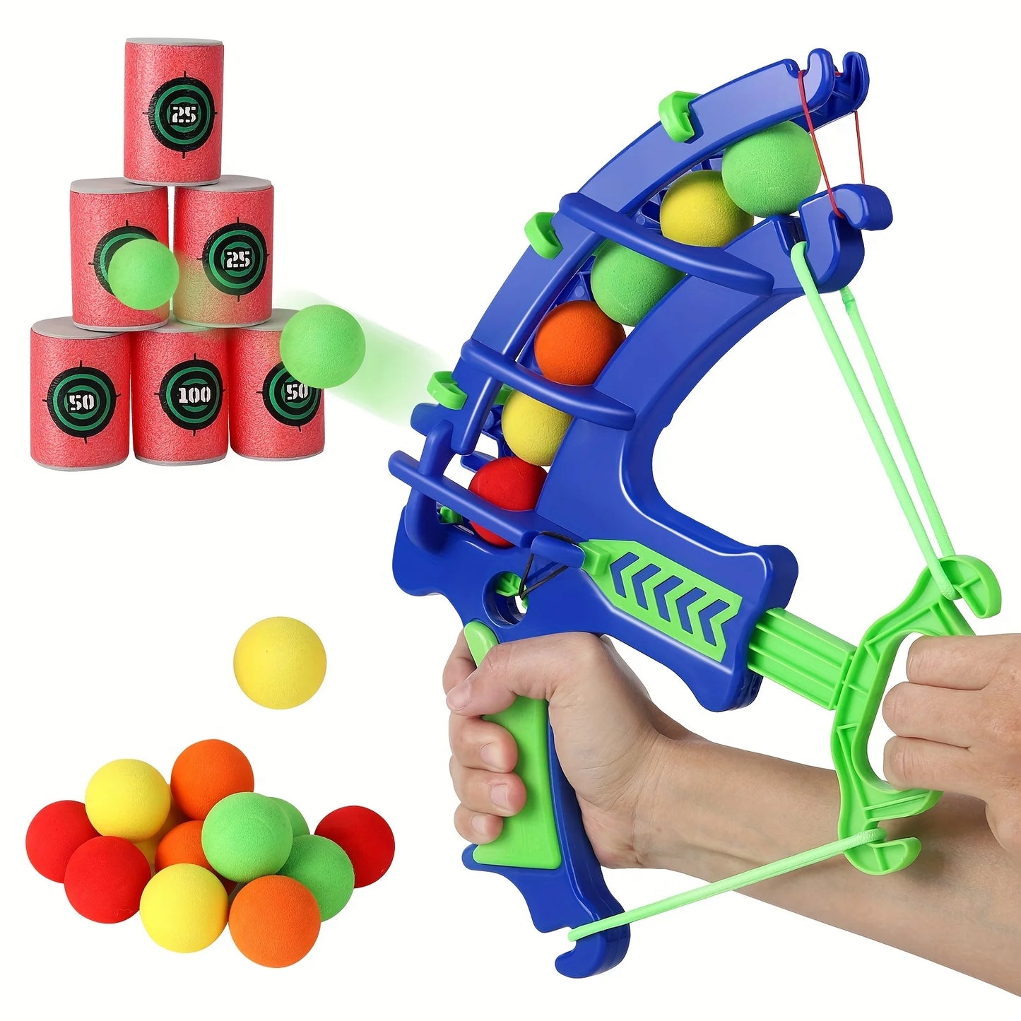 Kids Softball Target Practice Toy, Educational Shooting Practice Toys with Soft Balls