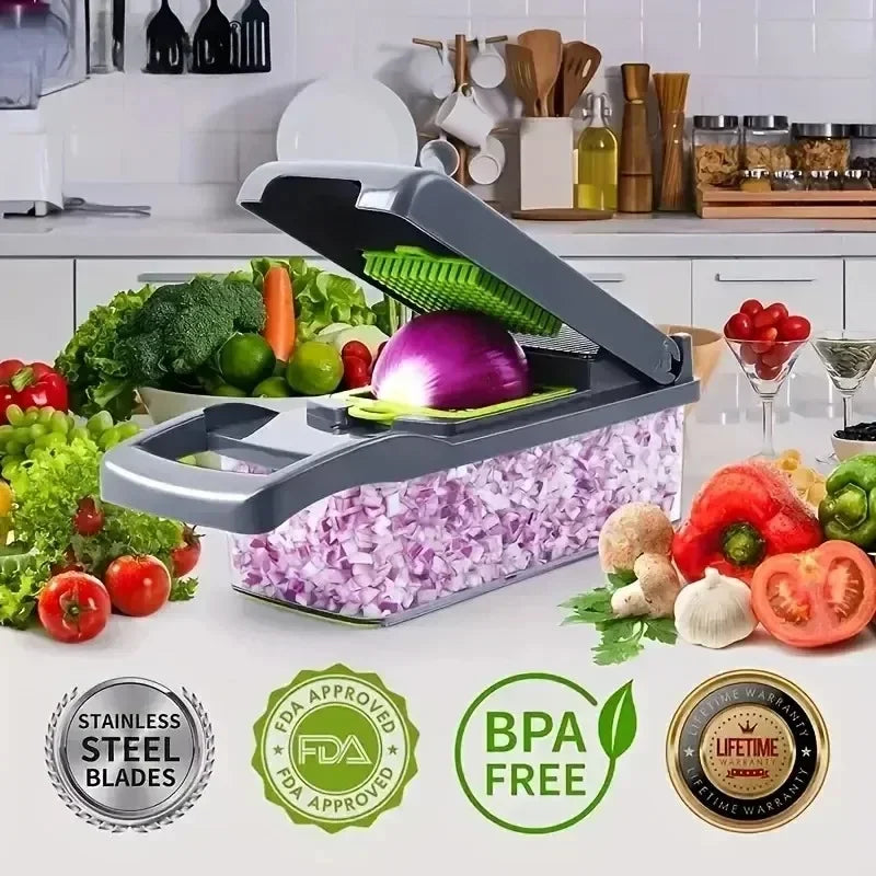 Multi-function vegetable slicer