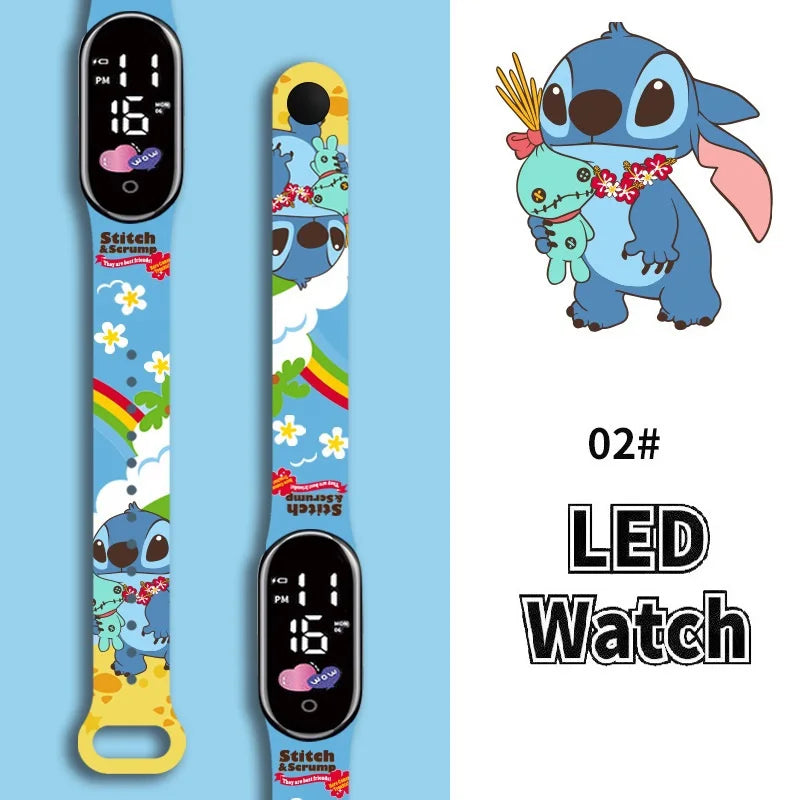 Montres Stitch et Angel Tactile pour Enfant