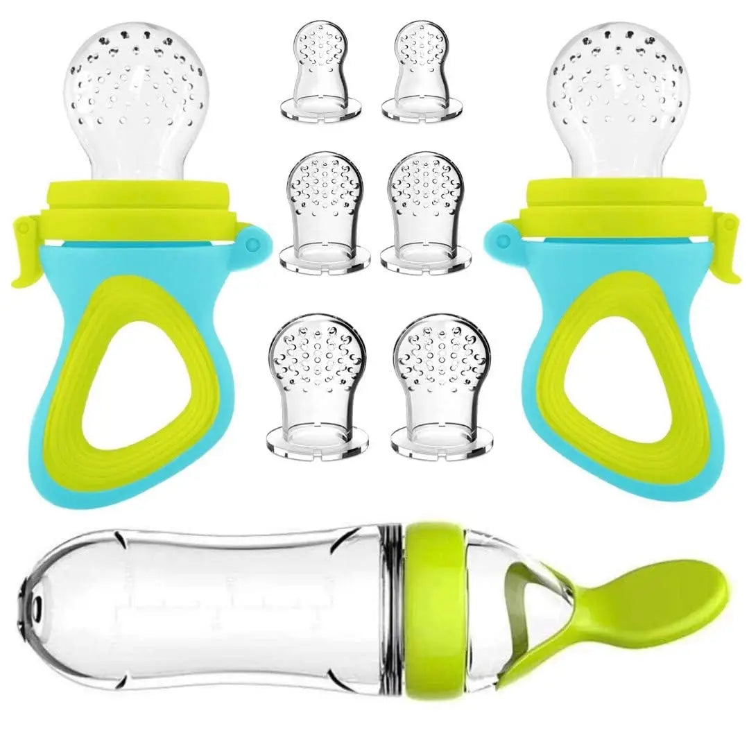Biberon d'Entrainement et Sucettes à presser en silicone pour Bébés