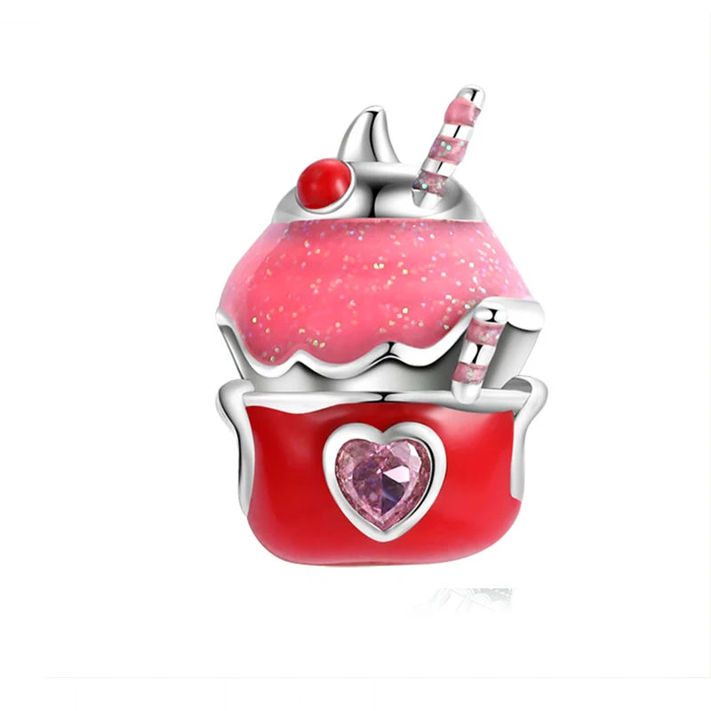 Charms Série Rose en Argent 925