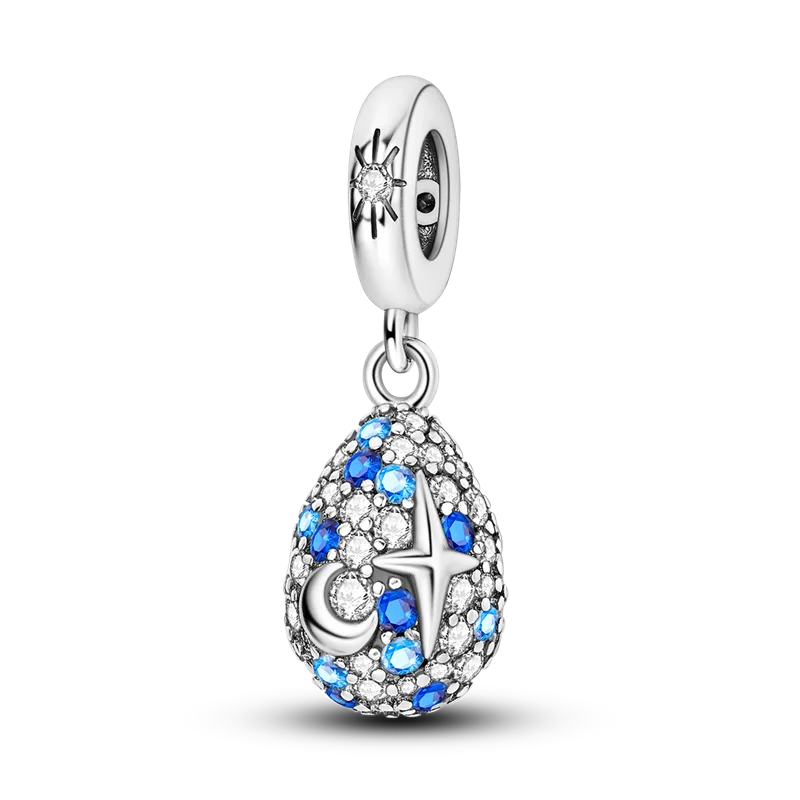 Charms Série Bleue en argent 925